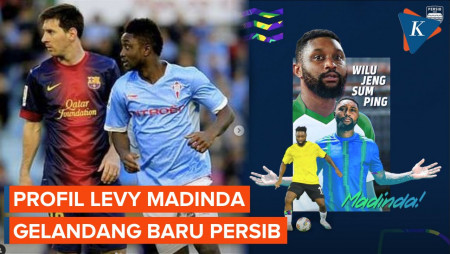 Levy Madinda, Gelandang Baru Persib yang Pernah Lawan Messi dan Neymar