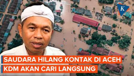 Dedi Mulyadi Akan Cari Keluarga Yang Hilang Kontak Di Aceh