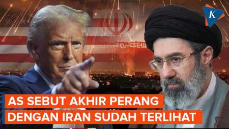 AS Sebut Akhir Perang Iran Sudah Terlihat, Sinyal Segera Damai?