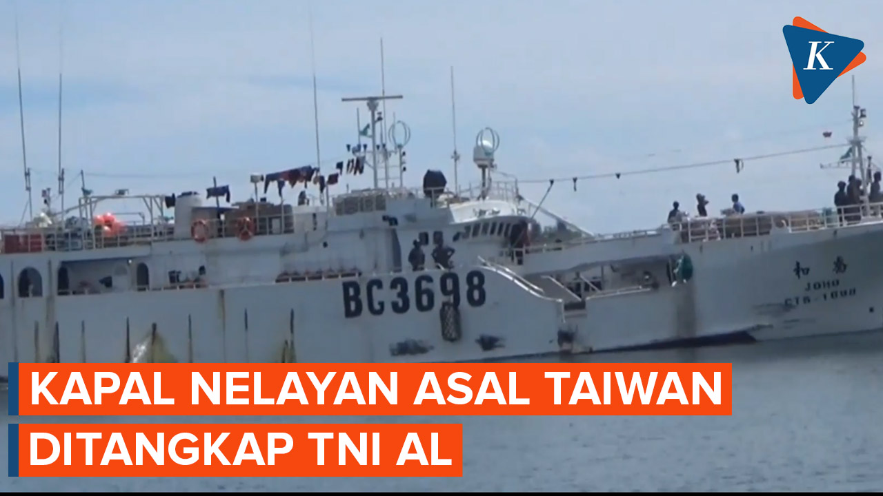 Langgar Aturan Hukum Pelayaran Laut Internasional, Kapal Asing Taiwan Ditangkap