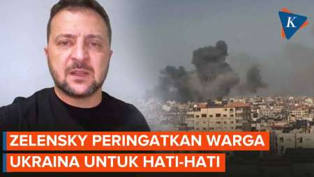 Zelensky Ungkap 2 Warga Ukraina Tewas dalam Serangan Palestina ke Israel