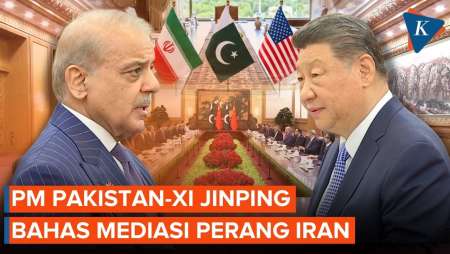 Bahas Perang Iran-Amerika, PM Pakistan Temui Xi Jinping Di China