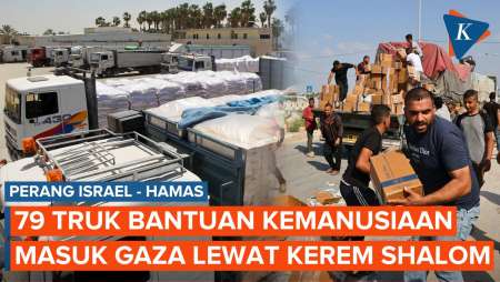 Bantuan Kemanusiaan Mulai Masuk Gaza Melalui Penyeberangan Karem Shalom