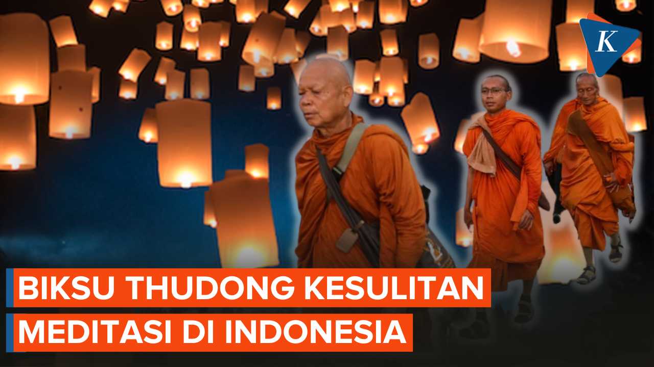 Biksu Thudong Akui Kesulitan Meditasi di Indonesia, tetapi...