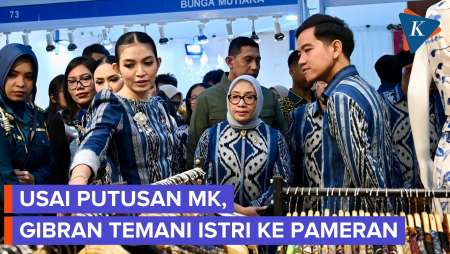 Setelah Putusan MK, Gibran Pilih Temani Istri Lihat Pameran