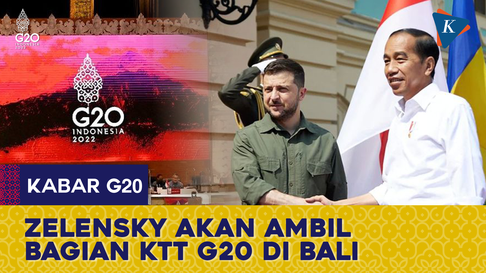 Ukraina Sebut Zelensky Kemungkinan Akan Hadir KTT G20 di Bali