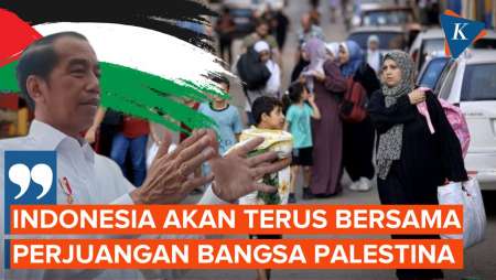 Jokowi Tegaskan Indonesia Akan Terus Bersama Perjuangan Rakyat Palestina