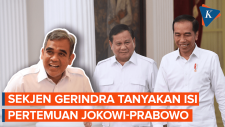 Sekjen Gerindra Akui Penasaran soal Isi Pertemuan Jokowi-Prabowo