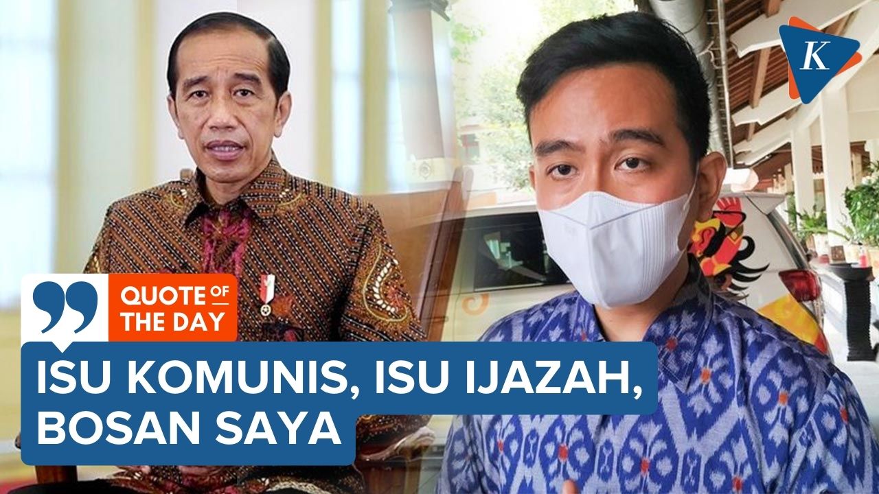 Jokowi Diterpa Isu Miring soal Ijazah hingga Komunis, Ini Tanggapan Gibran