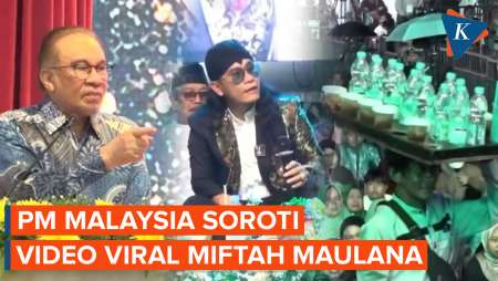 Anwar Ibrahim Sorot Video Viral Miftah Maulana, Minta Pejabat Malaysia Belajar dari Kasus itu