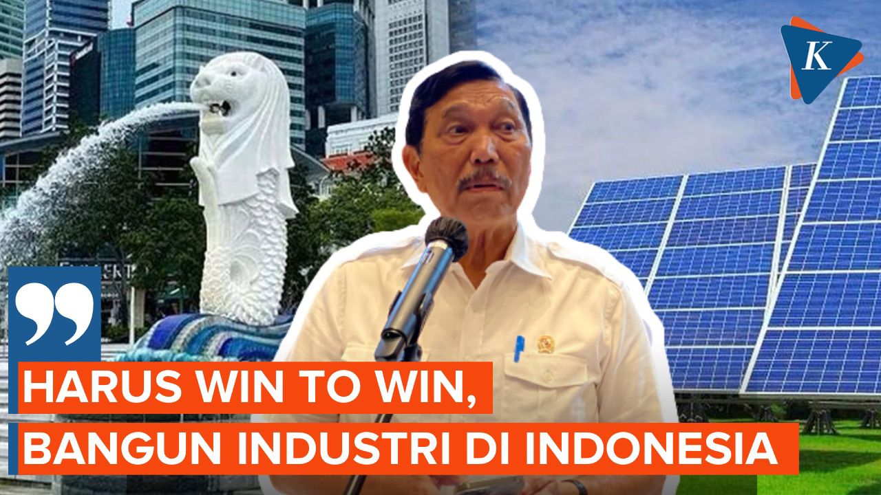 Luhut Ogah Wujudkan Keinginan Singapura Ekspor Solar Panel dari Indonesia
