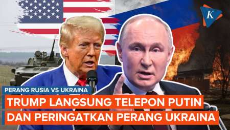 Trump Telepon dan Peringatkan Putin untuk Tidak Meningkatkan Perang di Ukraina