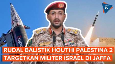 Houthi Tembakkan Rudal Balistik Hipersonik ke Fasilitas Militer Israel di Jaffa