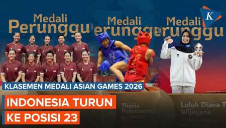 Klasemen Medali Asian Games 2026: Belum Raih Emas, Indonesia Turun Ke Posisi 23