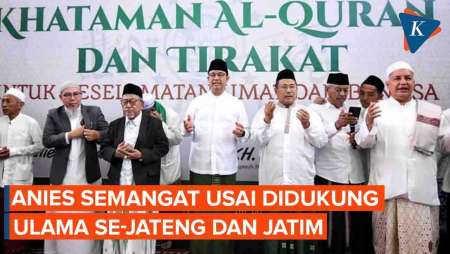 Anies Sebut Dukungan Ulama se-Jateng-Jatim Jadi Suntikan Semangat