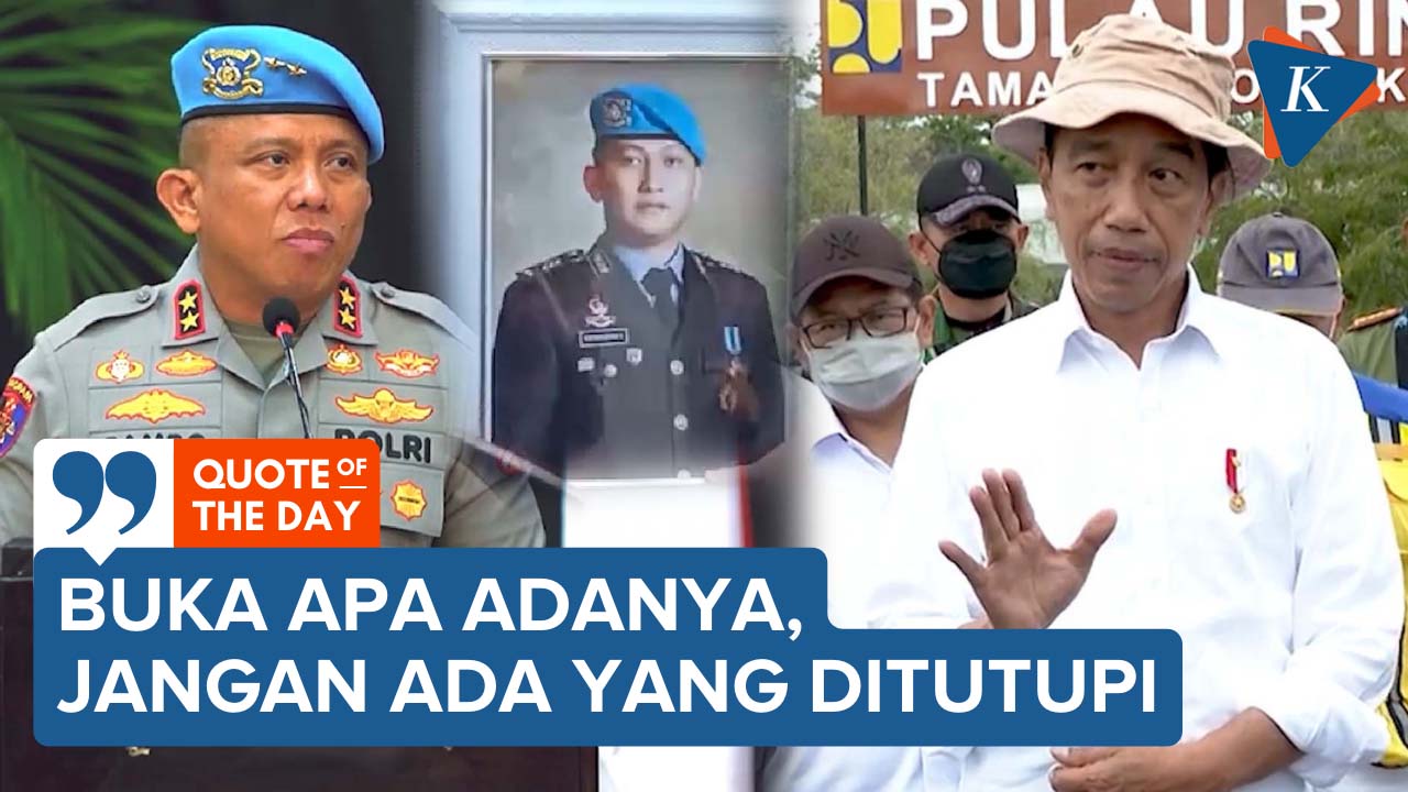 Jokowi Tekankan Transparansi Penanganan Kasus Kematian Brigadir Yosua