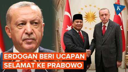 Setelah Putin hingga Rishi Sunak, Prabowo Kali Ini Dapat Ucapan Selamat dari Erdogan