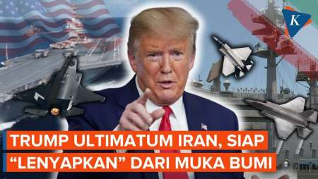 Trump: Iran Akan "Lenyap" Dari Muka Bumi, Jika...