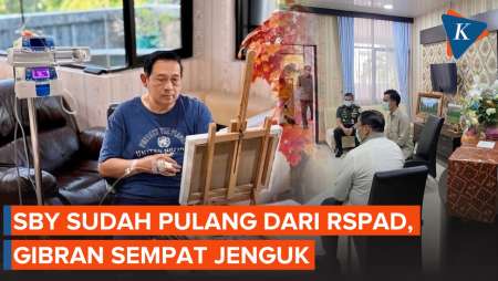 SBY Sudah Pulang dari RSPAD Gatot Subroto, Gibran Sempat Jenguk