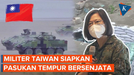 Latihan Pertahanan Militer Taiwan Guna Siapkan Pasukan Hadapi China