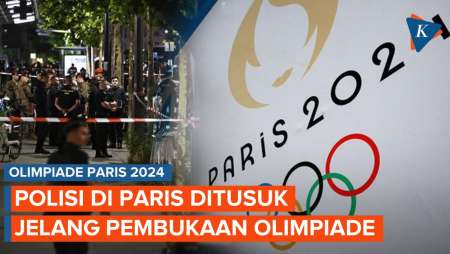 Polisi Ditusuk Jelang Pembukaan Olimpiade Paris 2024