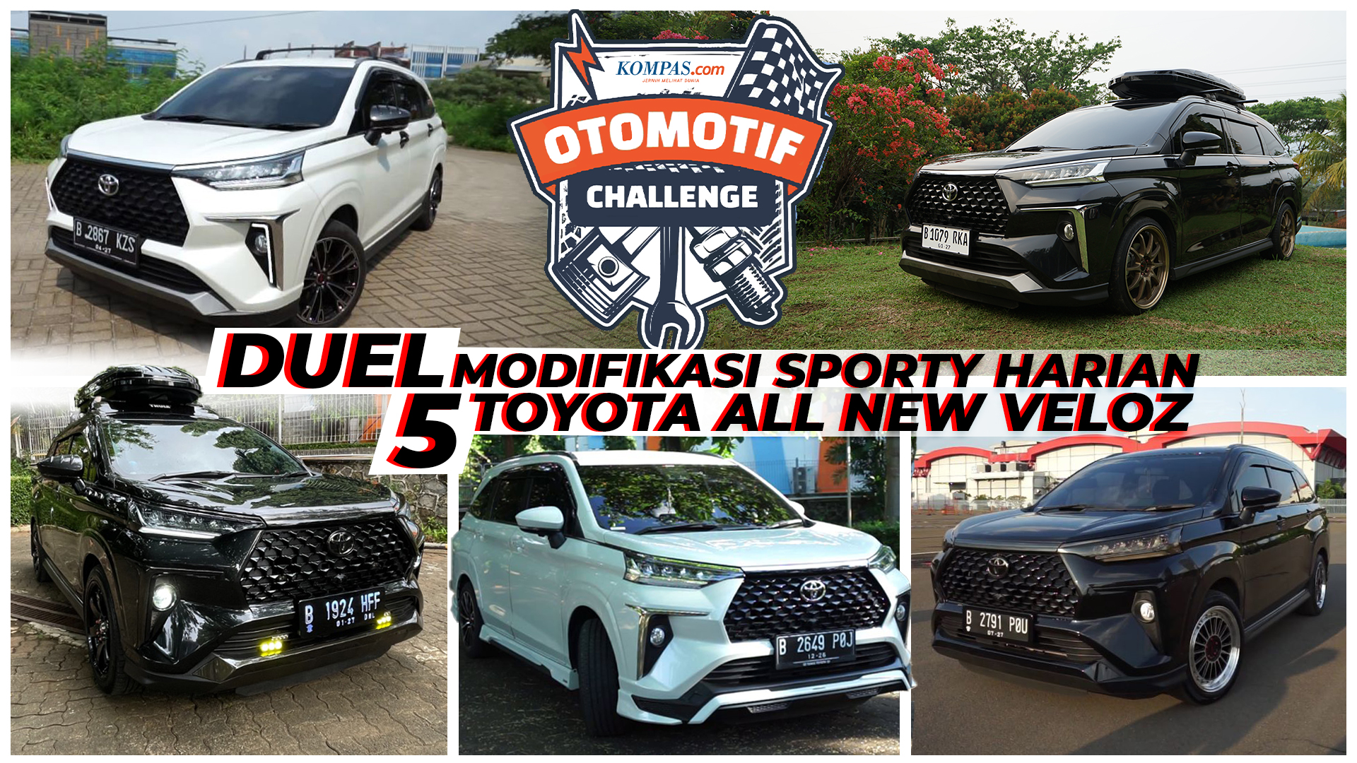 Duel Modifikasi Sporty Harian 5 Toyota All New Veloz | Kompas Otomotif Challenge