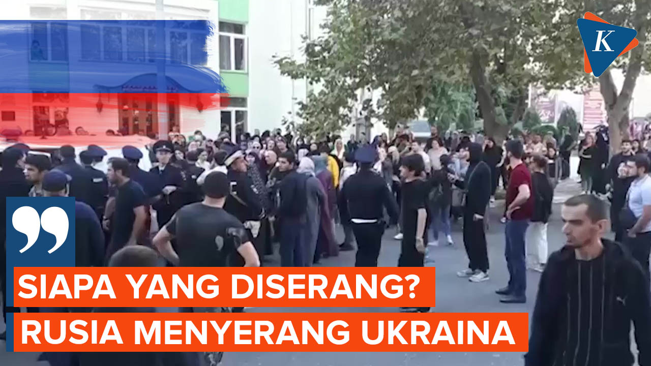 Demo Tolak Mobilisasi di Dagestan Rusia