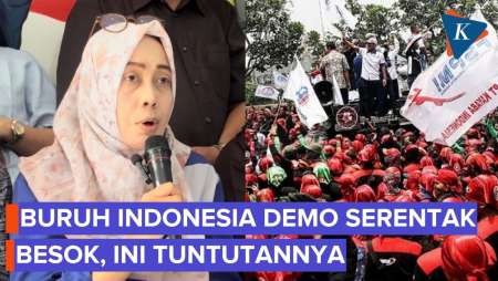 Buruh Gelar Demo Serentak di 30 Wilayah Indonesia, Ini Tuntutannya