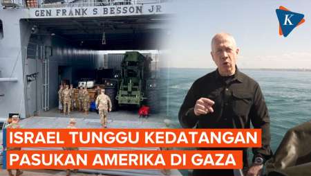 Pasukan AS Berangkat ke Gaza, Menhan Israel Survei Lokasi