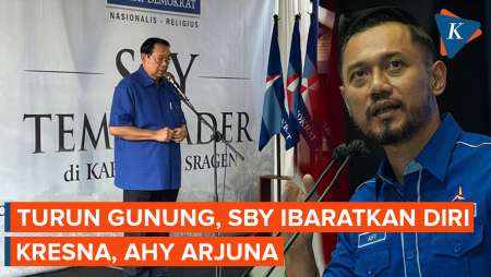 Turun Gunung Jelang Pemilu, SBY Ibaratkan Dirinya dan AHY Tokoh Pewayangan