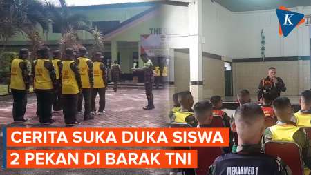Cerita Siswa Jabar Saat Digembleng di Barak TNI