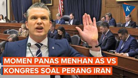 Debat Panas! Pete Hegseth Dicecar Soal Perang Iran Di Kongres AS