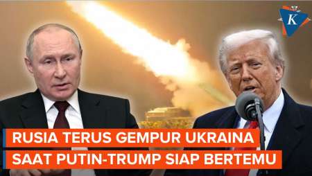 Rusia Serang Pusat Kereta Api Ukraina di Tengah Upaya Pertemuan Putin-Trump