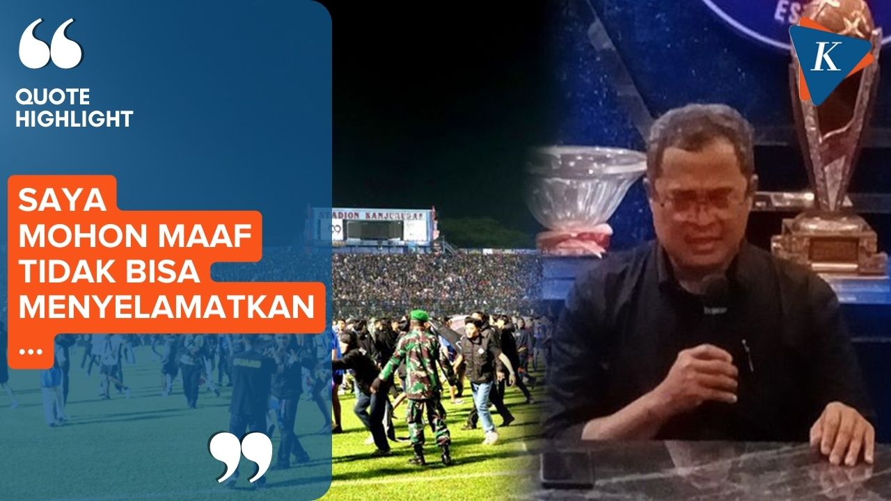 Usai Ditetapkan Tersangka Tragedi Kanjuruhan, Ketua Panpel Arema FC Minta Maaf