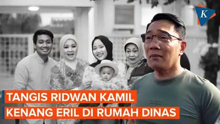 Ridwan Kamil Menahan Tangis, Kenang Eril Saat Keluar dari Rumah Dinas