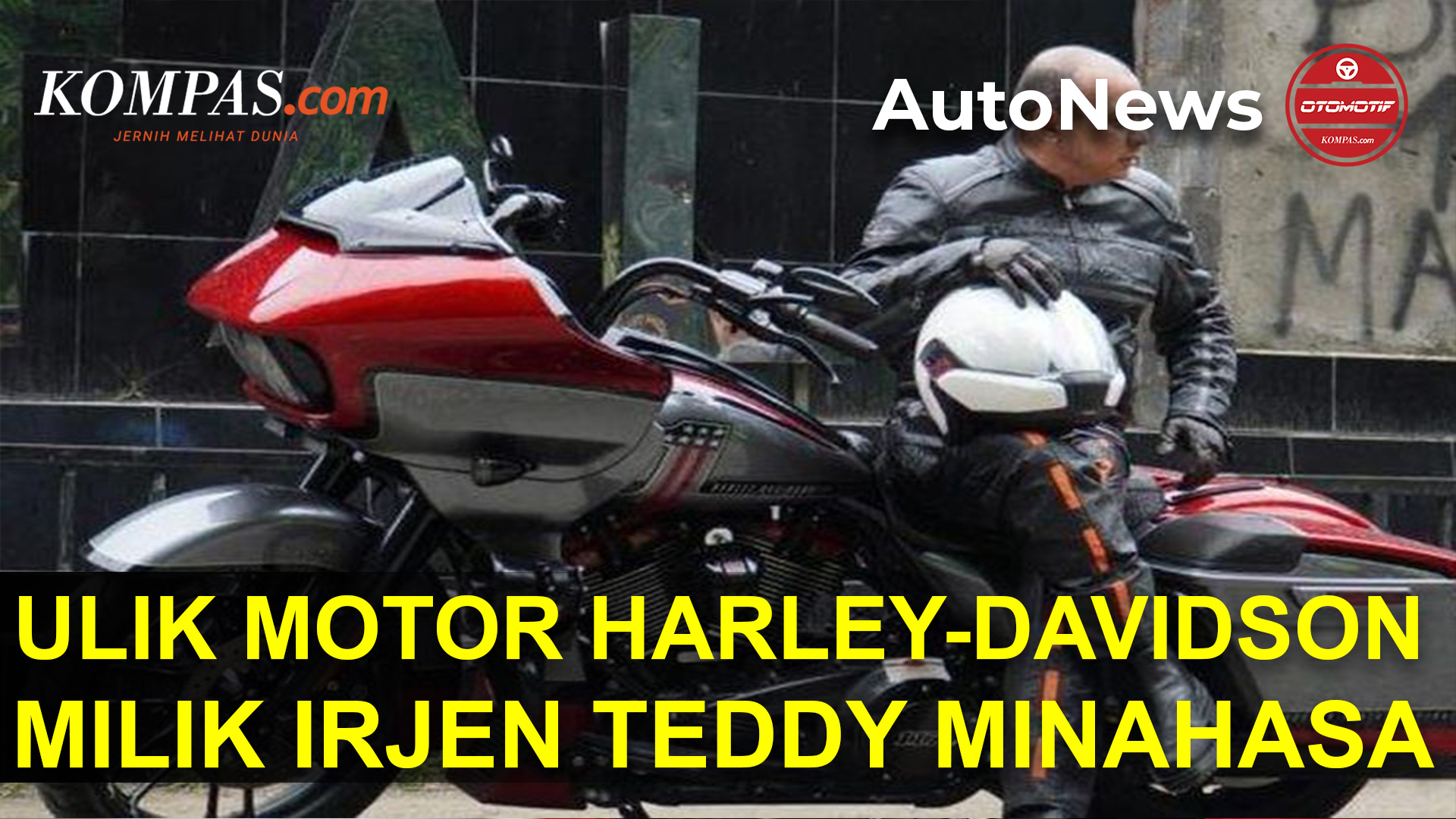 Ulik Motor Harley-Davidson Milik Irjen Teddy Minahasa