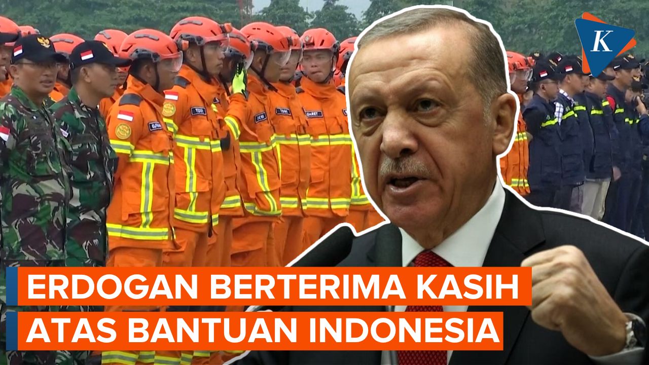 Erdogan Ucapkan Terima Kasih ke Tim INASAR RI atas Bantu Korban Gempa Turkiye