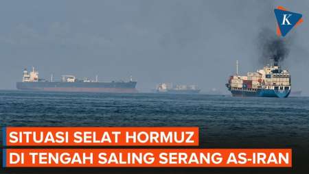 Situasi Selat Hormuz Saat Iran Gempur Pangkalan AS Di Bahrain Dan Kuwait