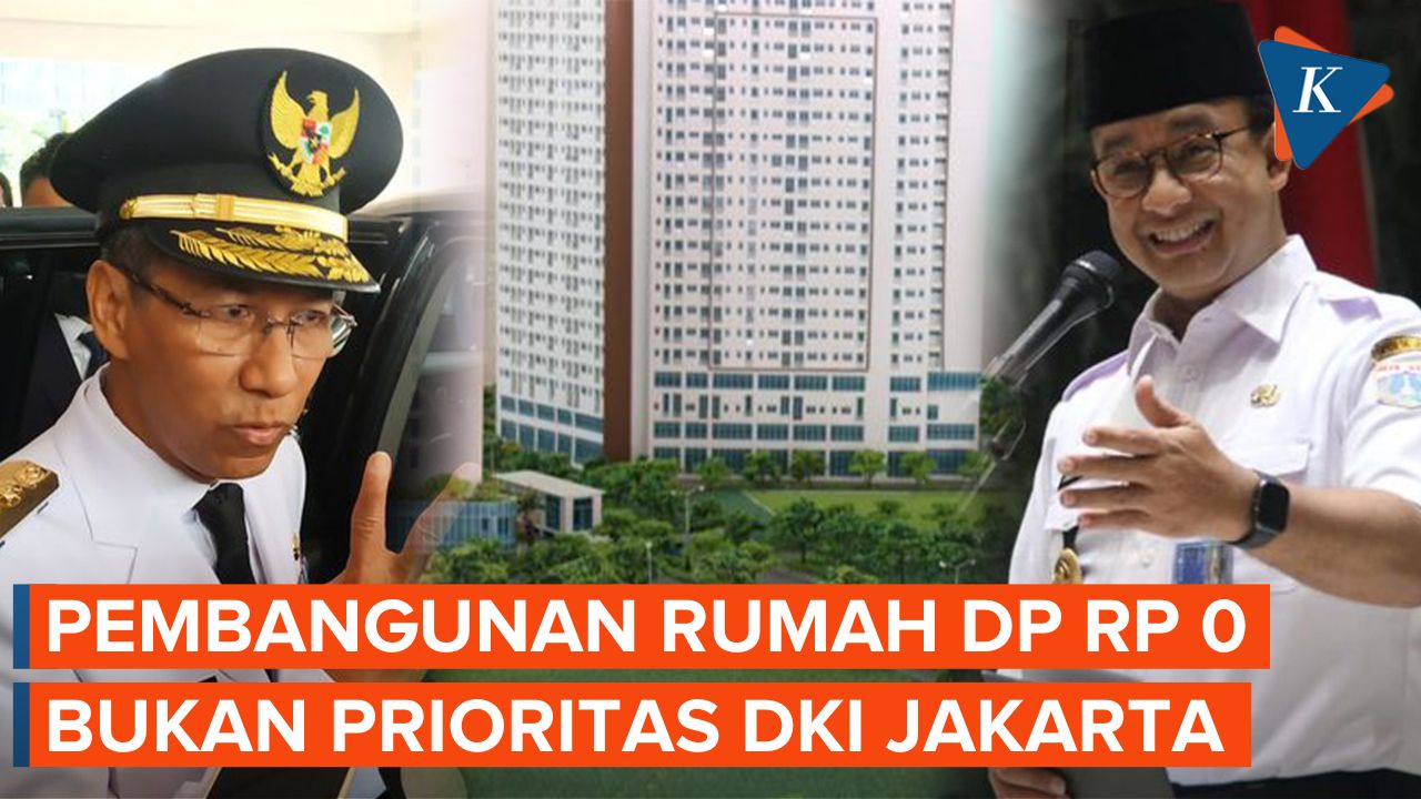 Pembangunan Rumah DP Rp 0 Tak Lagi Dianggarkan Pemprov DKI Jakarta