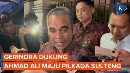 Ahmad Ali Temui Prabowo, Muzani: Untuk Maju Pilkada Sulteng, Gerindra Mendukung