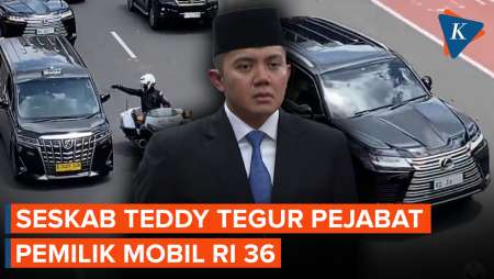 Seskab Teddy Tegur Pejabat Bermobil RI 36 yang Viral, Siapa?