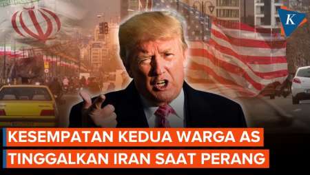 Kesempatan Kedua Warga AS Selamatkan Diri Dari Iran