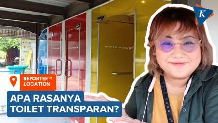 Mencoba Toilet Transparan Ala Jepang di Jakarta