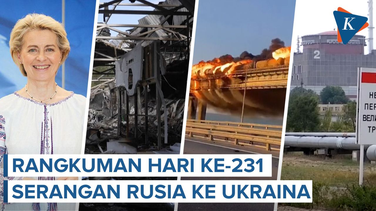 Tersangka Ledakan Jembatan Krimea hingga Kondisi Terkini PLTN Zaporizhzhia