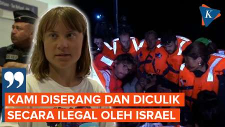 Kesaksian Greta Thunberg Ditahan Tentara Israel, Ceritakan Detik-detik Diserang dan Diculik