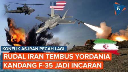 AS-Iran Saling Serang, Kandang F-35 Di Yordania Jadi Target IRGC