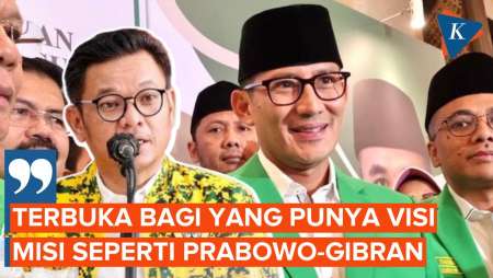 Golkar Sebut Koalisi Prabowo-Gibran Terbuka jika PPP Ingin Gabung