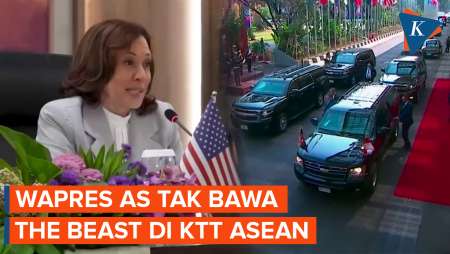 Berbeda dari Biasanya, Iring-iringan Mobil Pengawal Wapres AS Tak Pakai The Beast