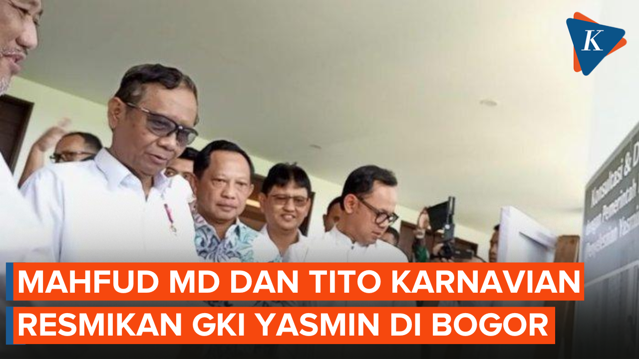 Mahfud MD dan Tito Karnavian Resmikan GKI Yasmin di Bogor Usai Konflik 16 Tahun