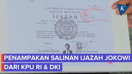 Penampakan 3 Salinan Ijazah Jokowi Yang Diperoleh Bonatua Dari KPU